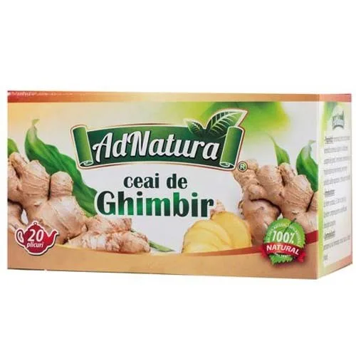 Ceai Ghimbir 20dz AdNatura — preț și oferte