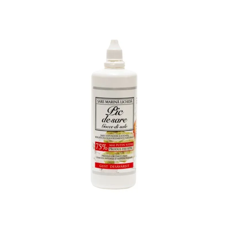 Sare de mare lichida PIC DE SARE, 200 ml, AQUASALIS — preț și oferte