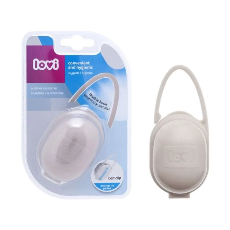 Lovi Cutie depozitare suzeta, beige, 1 bucata — preț și oferte