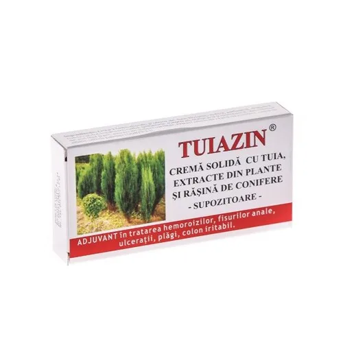 Supozitoare Tuiazin 10*1.5g Elzin Plant — preț și oferte