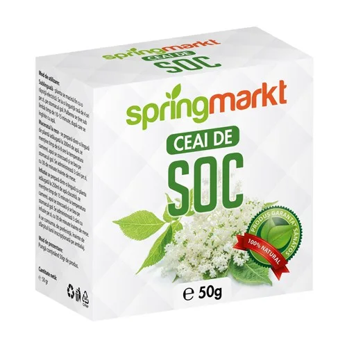 Ceai Soc Flori 50gr springmarkt — preț și oferte