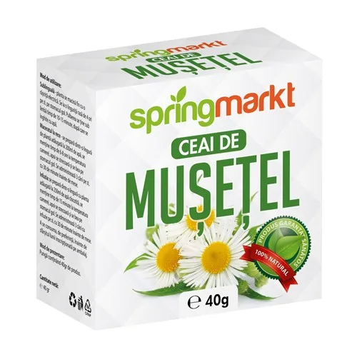 Ceai Musetel Flori 40gr springmarkt — preț și oferte