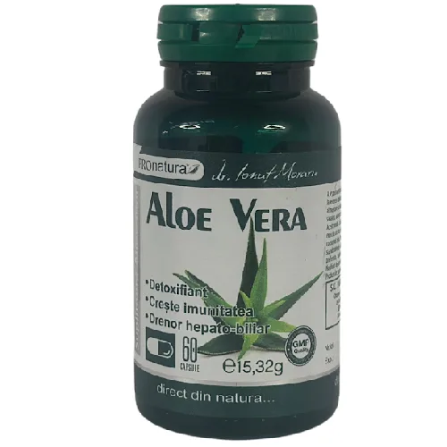 Aloe Vera, 60cps, Pro Natura — preț și oferte