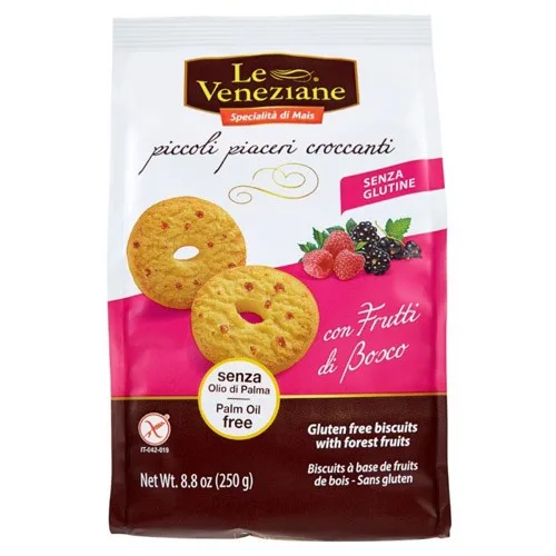 Biscuiti Cu Fructe De Padure Le Veneziane 250g . Naturking — preț și oferte