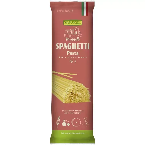 Spaghetti Semola extra subtiri 500gr Rapunzel — preț și oferte