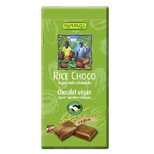 Ciocolata Vegana cu Lapte de Orez Eco 100gr Rapunzel — preț și oferte