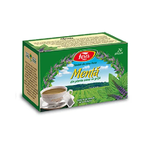 Ceai Menta 20plicuri Fares — preț și oferte