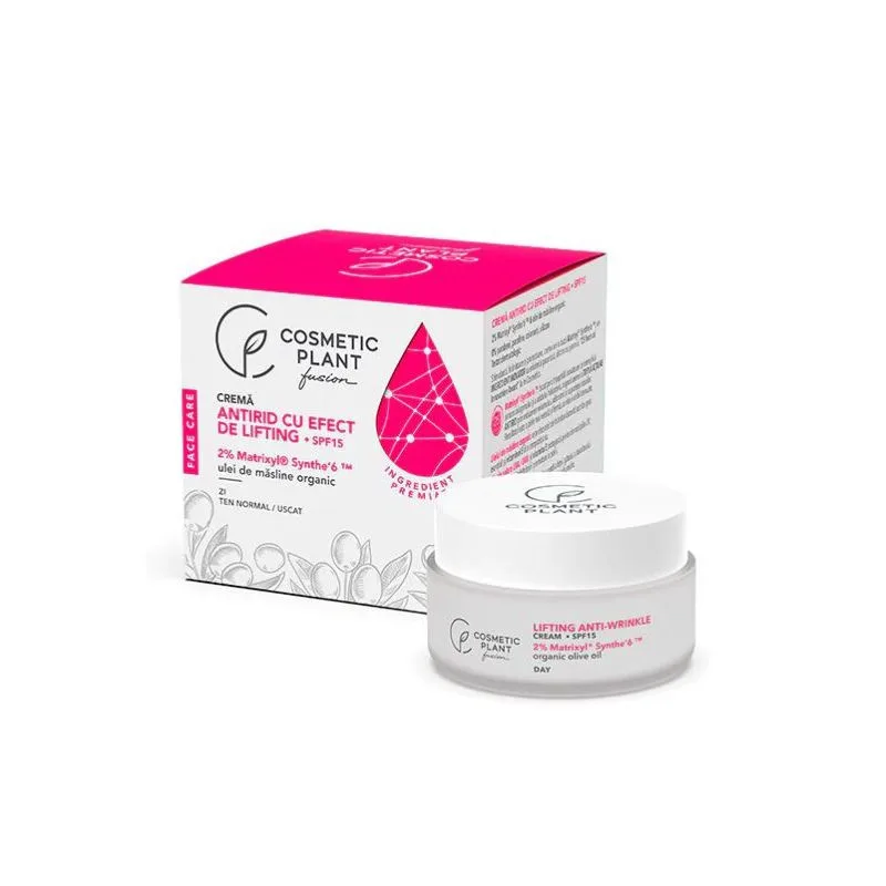 Cosmetic Plant Crema antirid cu efect de lifting cu 2% Matrixyl® Synthe’6 ™ SPF 15, 50ml — preț și oferte