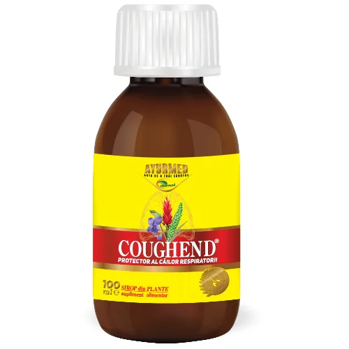 Coughend Sirop cu Zahar 100ml Ayurmed — preț și oferte