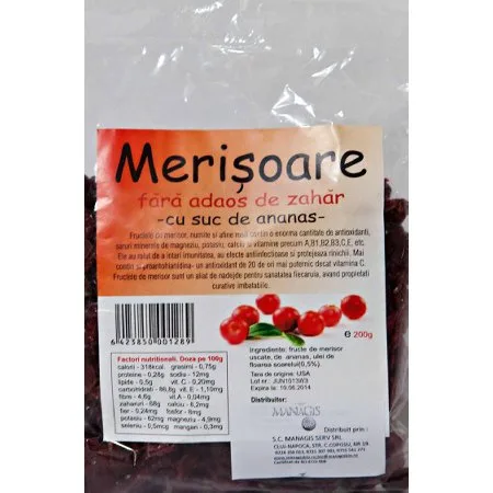 Merisoare cu Suc Ananas 200gr Deco Italia — preț și oferte