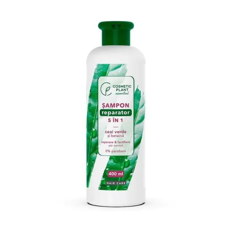 Cosmetic Plant Sampon reparator 5 in 1 cu ceai verde si betaina, 400ml — preț și oferte