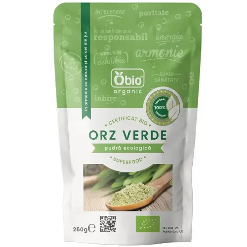 Orz Verde Pulbere Bio 250gr Obio — preț și oferte