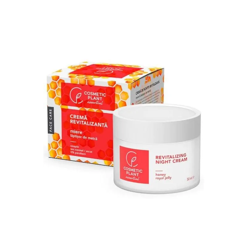 Cosmetic Plant Crema revitalizanta de noapte cu miere si laptisor de matca, 50ml — preț și oferte