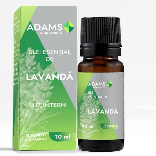 Ulei esential de Lavanda 10ml uz intern, Adams Supplements — preț și oferte