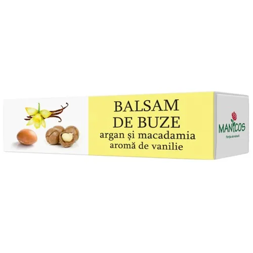 Balsam De Buze Argan, Macadamia, Vanilie Manicos — preț și oferte