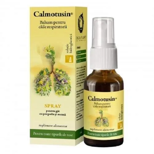 Calmotusin fara Alcool Spray Gat 20ml Dacia Plant — preț și oferte