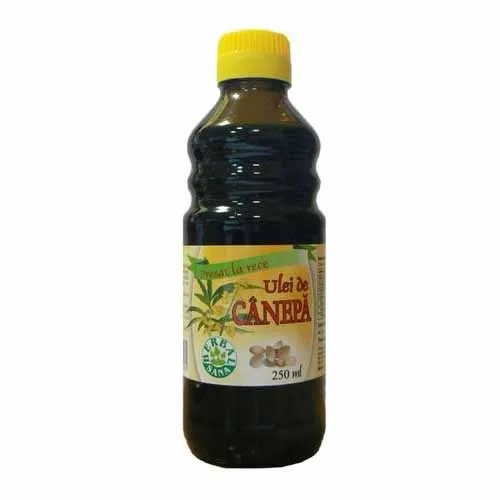 Ulei de Canepa Presat la Rece 250ml Herbalsana — preț și oferte