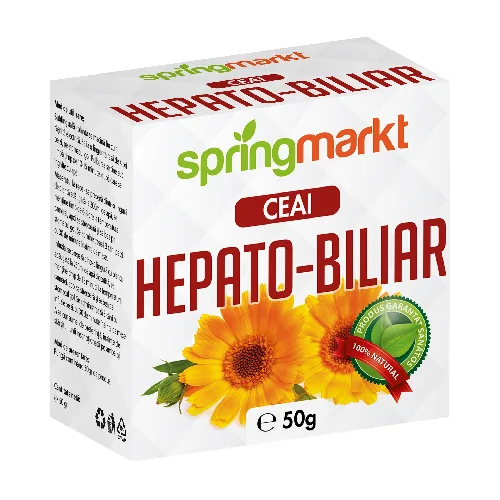 Ceai Hepato-Biliar, 50gr, springmarkt — preț și oferte
