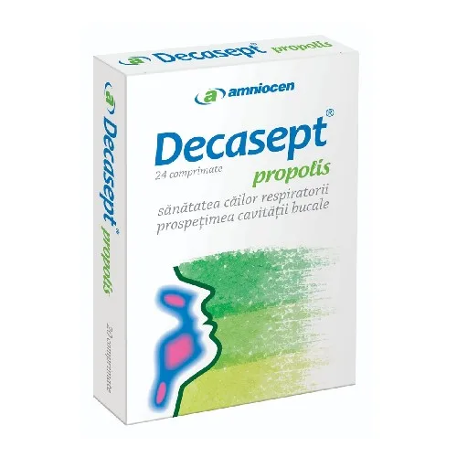 Decasept cu Propolis, 24cpr, Amniocen — preț și oferte