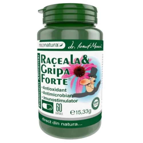 Raceala si Gripa Forte, 60cpr, Pro Natura — preț și oferte