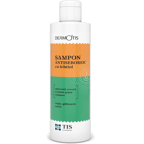 Sampon Antiseboreic Icthiol, 100ml, Dermotis, Tis Farmaceutic — preț și oferte