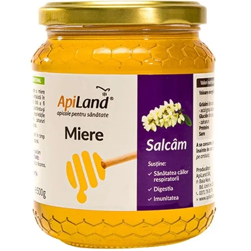 Miere De Salcam Cruda, 500g, Apiland — preț și oferte