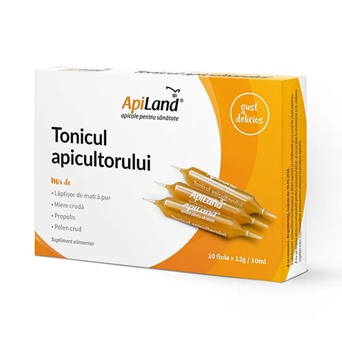 Tonicul Apicultorului, 10 Fiole, Apiland — preț și oferte