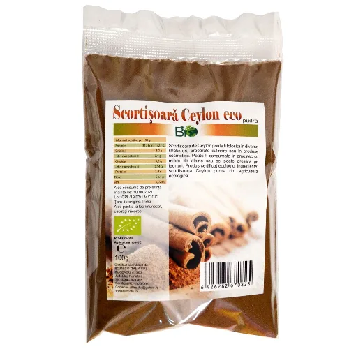 Scortisoara Ceylon Pudra Bio 100gr Deco Italia — preț și oferte