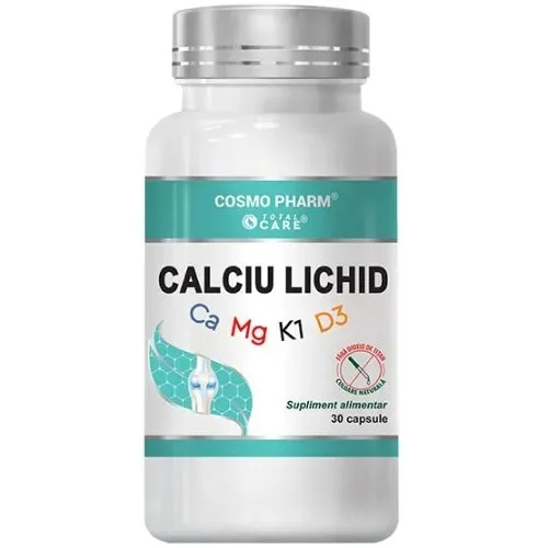 Ca+Mg+Vit D Lichid, 30cps, Cosmo Pharm — preț și oferte
