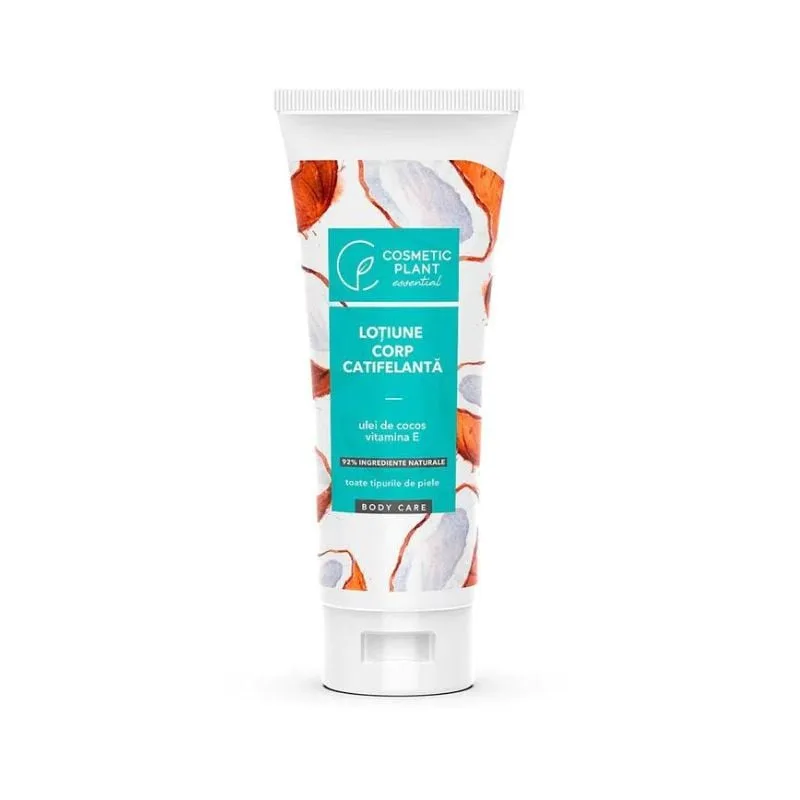 Cosmetic Plant Lotiune corp catifelanta ulei de cocos si vitamina E, 200ml — preț și oferte