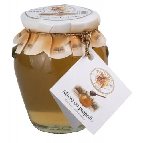 Miere cu Propolis, 400g, Fagurele Auriu — preț și oferte