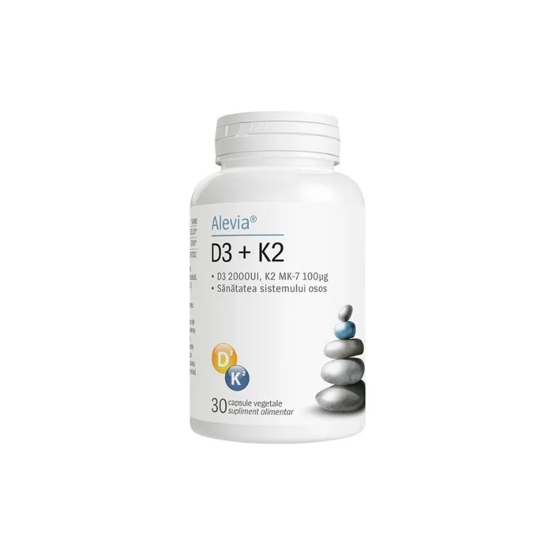 D3 + K2, 30 capsule, Alevia — preț și oferte