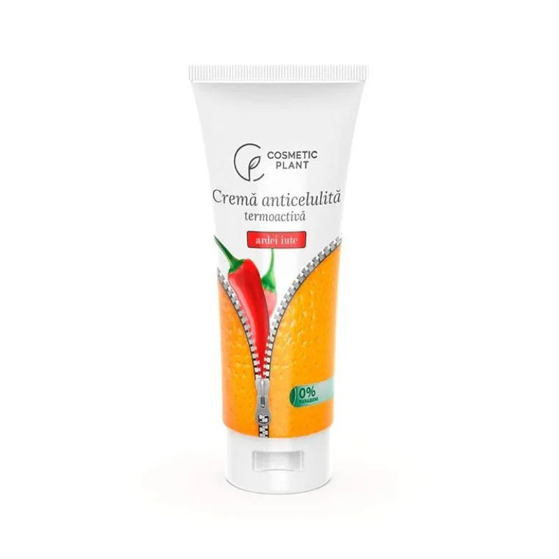 Crema anticelulita termoactiva cu extract de ardei iute, 200ml, Cosmetic Plant — preț și oferte