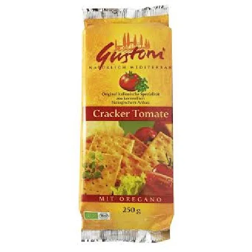 Biscuiti Crocanti cu Tomate si Oregano Eco 250g Gustoni — preț și oferte