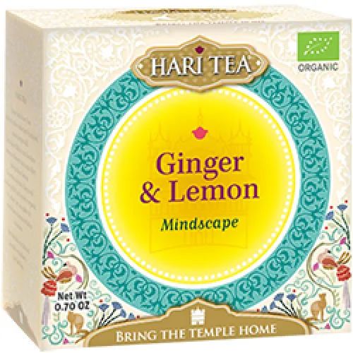 Ceai premium Hari Tea - Mindscape - Ghimbir si Lamaie Bio 10dz — preț și oferte