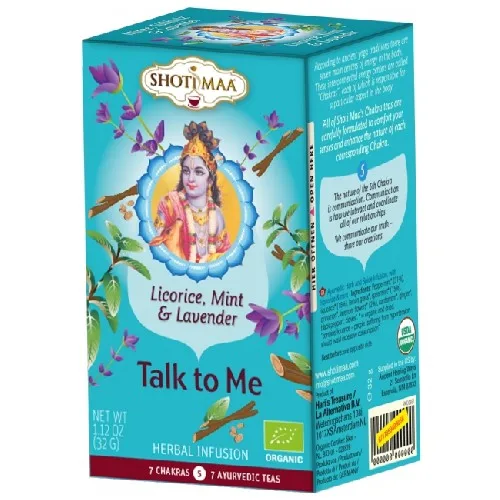 Ceai Chakras - Talk To Me - Lemn Dulce, Menta Si Lavanda Bio 16D — preț și oferte