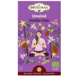 Ceai Sundial Unwind Vanilla Chai bio, 16 plicuri, Shotimaa