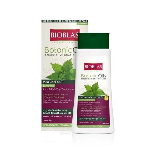 Sampon Botanics Oils Nettle Par Subtire 360ml Bioblas — preț și oferte