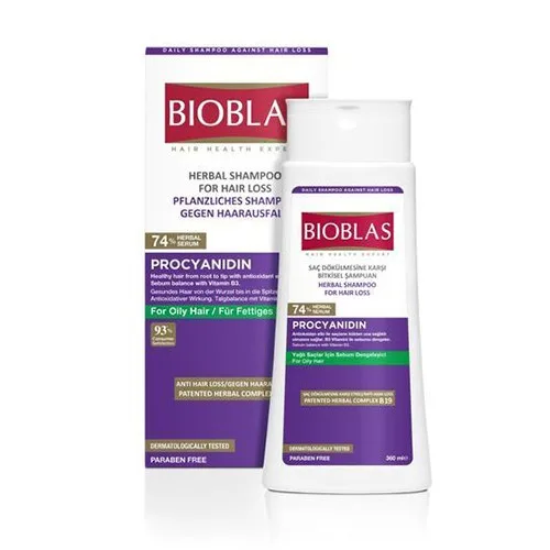 Sampon Anticadere Par Prociadina Par Gras 360ml Bioblas — preț și oferte