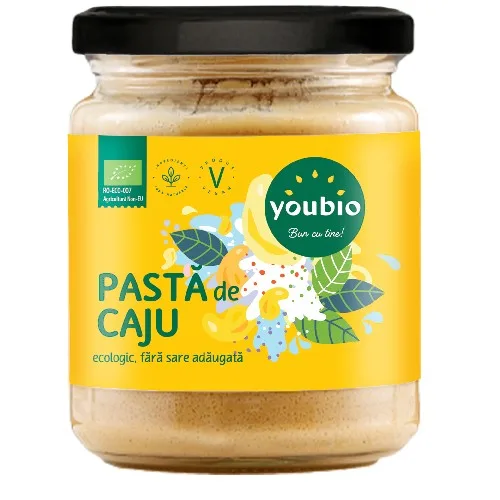 Pasta de caju, ecologic, 250g, Youbio — preț și oferte