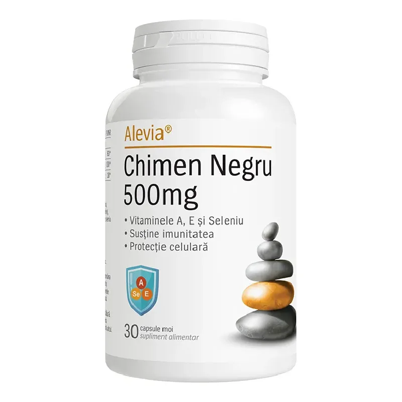 Chimen Negru 500mg, 30 capsule, Alevia — preț și oferte