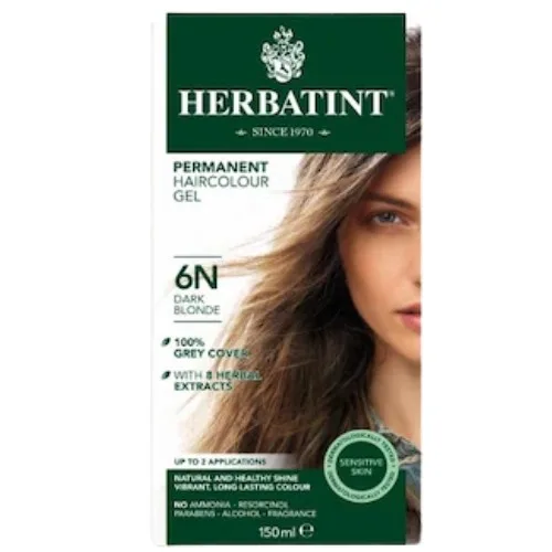 Vopsea Pentru Par Blond Inchis 6N, 150 ml, Herbatint — preț și oferte