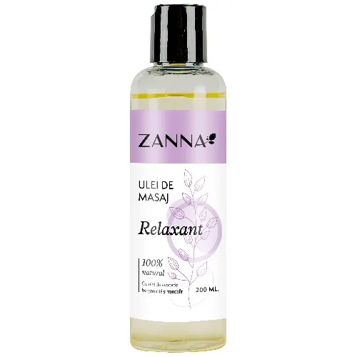 Ulei de masaj Relaxant cu Bergamota si Trandafir, 200ml, Zanna — preț și oferte