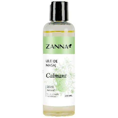 Ulei de masaj Calmant cu CBD si Lavanda, 200ml, Zanna — preț și oferte