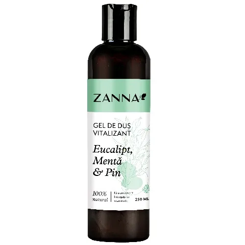 Gel de dus Vitalizant cu Eucalipt si Pin, 250ml, Zanna — preț și oferte
