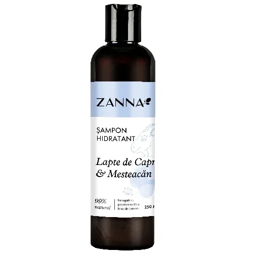 Sampon Hidratant cu Lapte de Capra si Mesteacan, 250ml, Zanna — preț și oferte