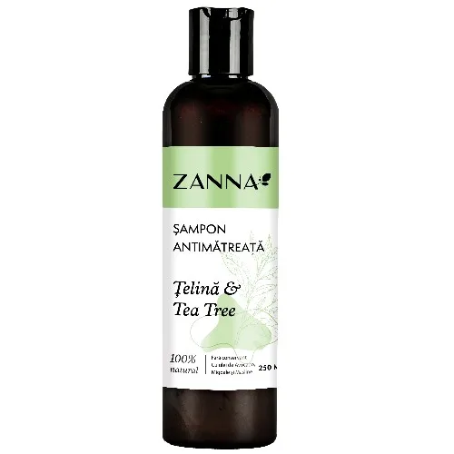 Sampon Antimatreata cu extract Telina si Tea Tree, 250ml, Zanna — preț și oferte