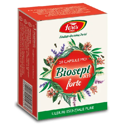Biosept Forte, 20 cps moi, Fares — preț și oferte
