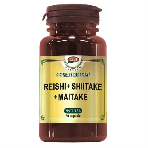 Reishi Shitake Maitake, 30cps, Cosmopharm — preț și oferte