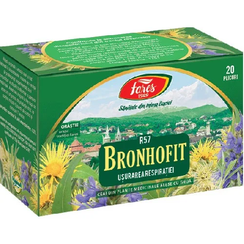 Ceai Bronhofit, 20dz, Fares — preț și oferte
